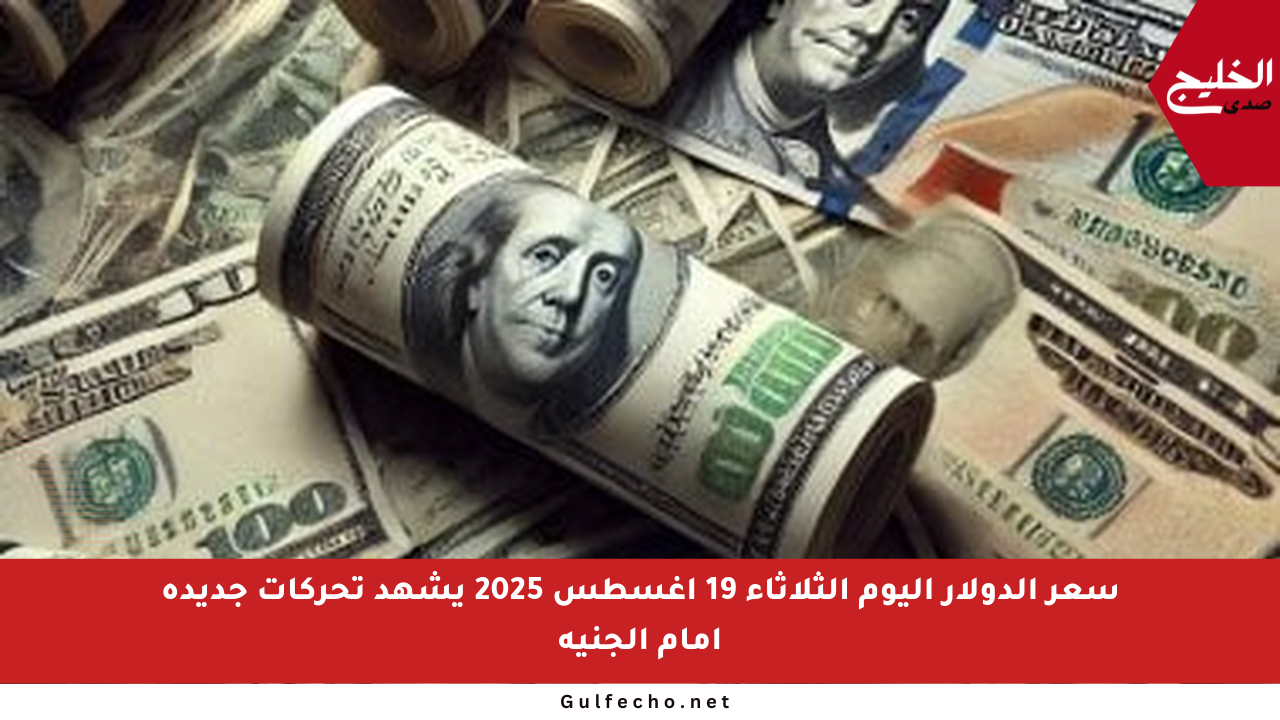 سعر الدولار اليوم الثلاثاء 19 أغسطس 2025 يشهد تحركات جديدة أمام الجنيه